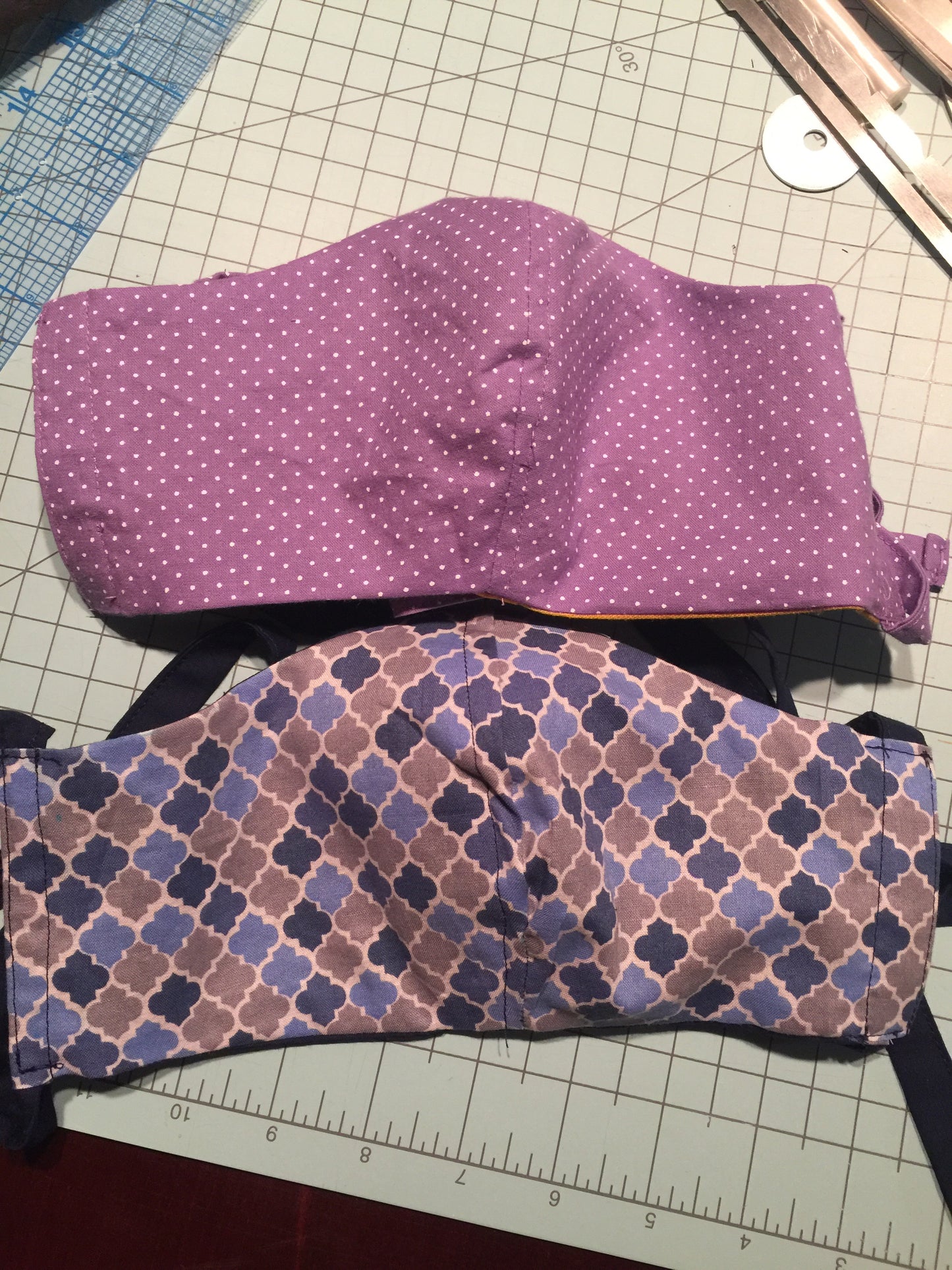 Handmade Fabric Face Mask with Filter Pocket